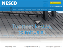 Tablet Screenshot of nesco.fi